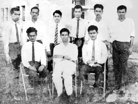 Md Abdul Jalil with classmates